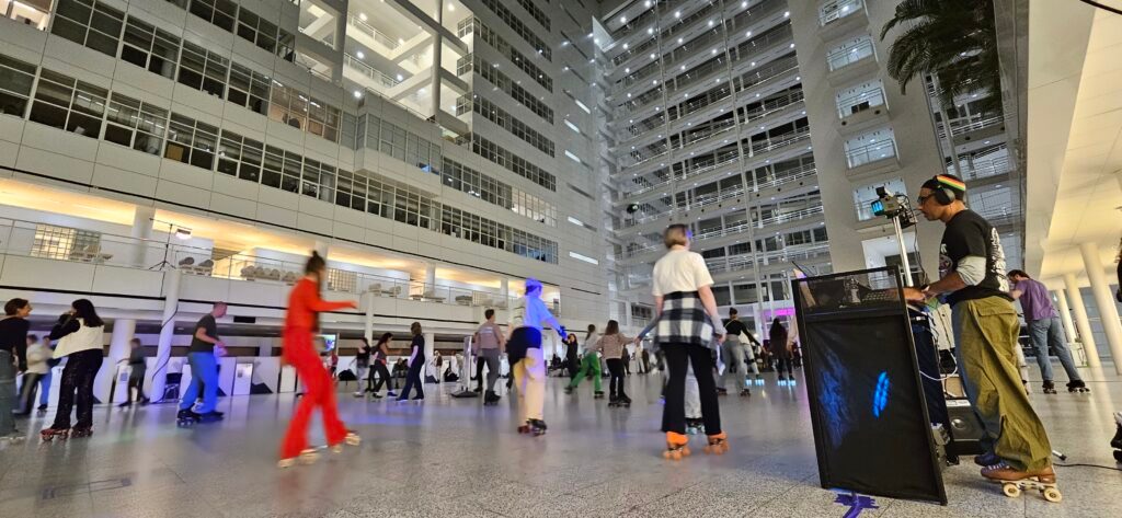RollerSkateDisco Atrium Den Haag.