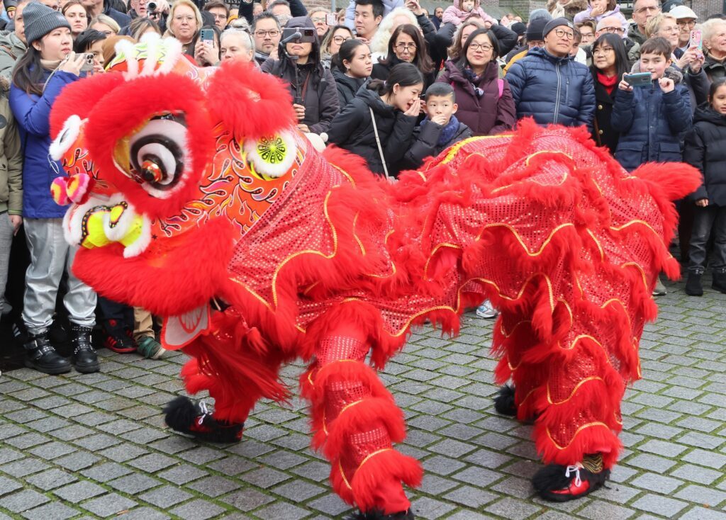 Chinese Leeuw in Chinatown