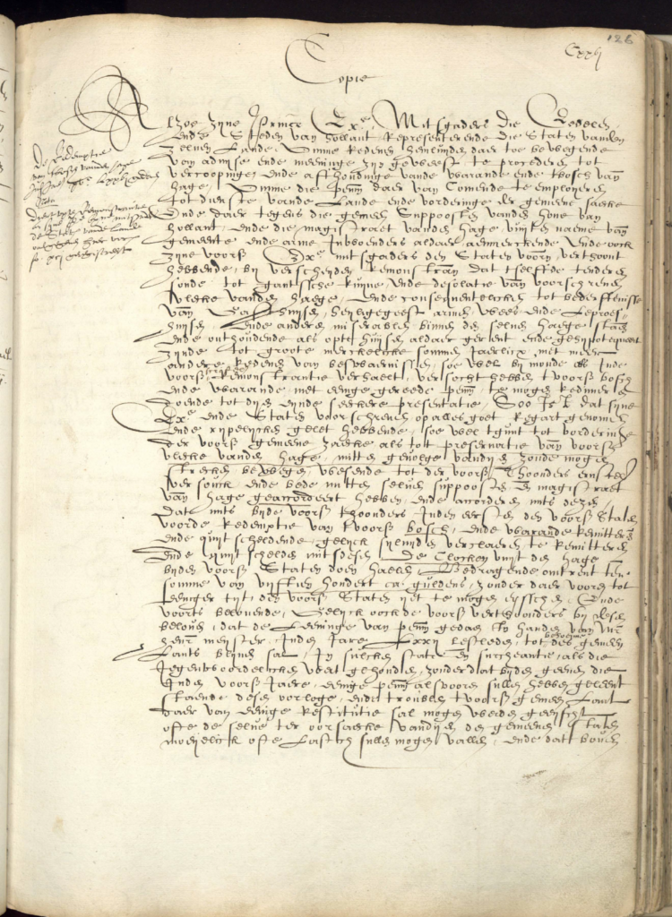 Authentieke kopie van de Akte van Redemptie. 1593