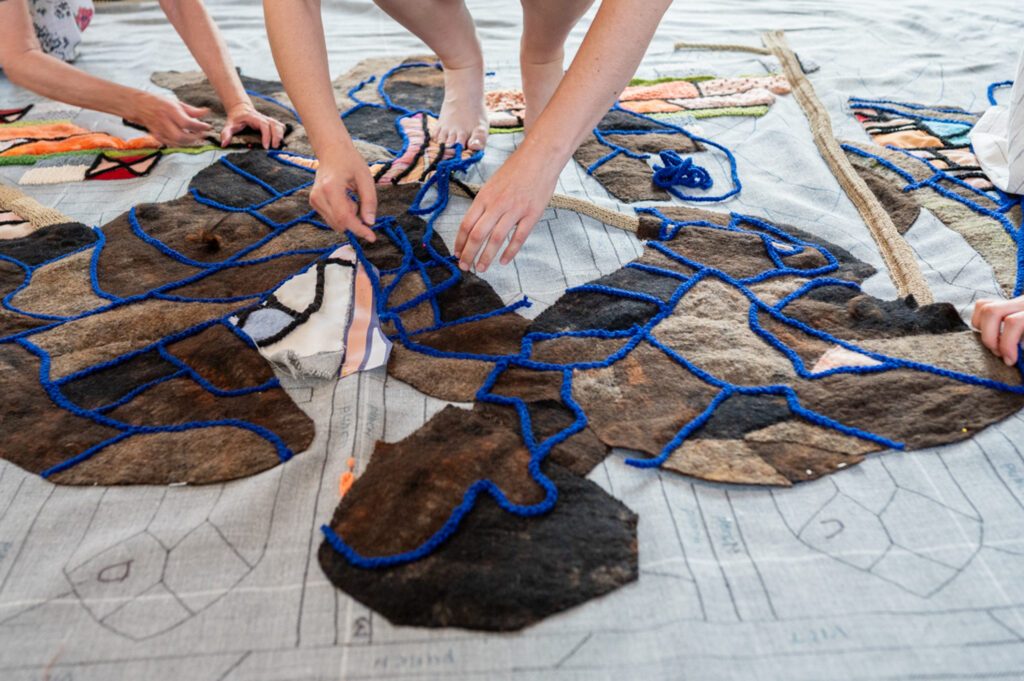 Maakproces Draden van ons Nederlandse slavernijverleden. Foto Myriam Robert