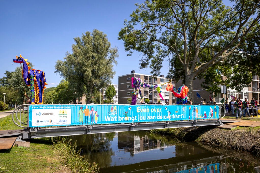 Placetesting in De Gaarden. Gezonde Stedelijke Ontwikkeling. GGD Haaglanden. Foto Jeffrey Grouwstra